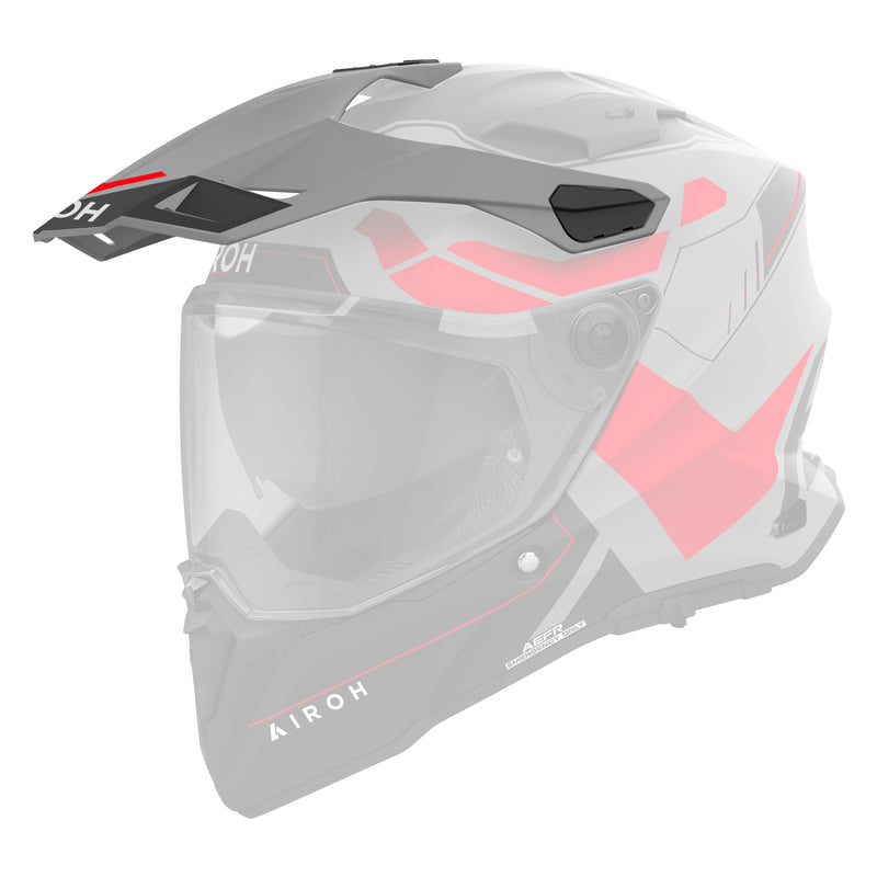 DASZEK DO KASKU AIROH COMMANDER 2 REVEAL RED FLUO MATT (NEW LOGO) 3