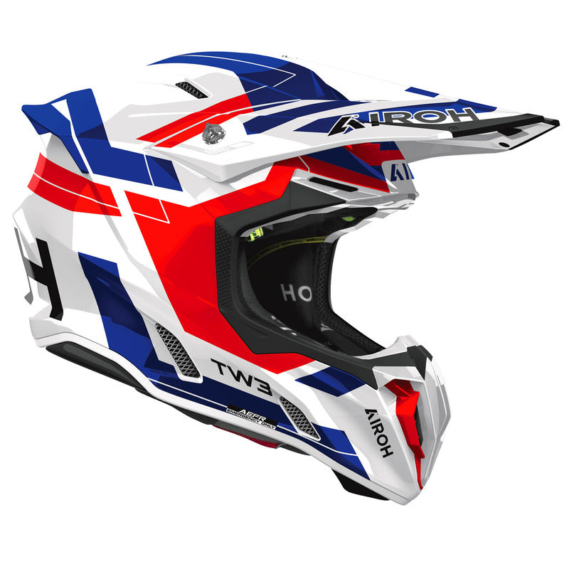 KASK MOTOCYKLOWY AIROH TWIST 3 DYNASTY BLUE RED GLOSS XXL 1