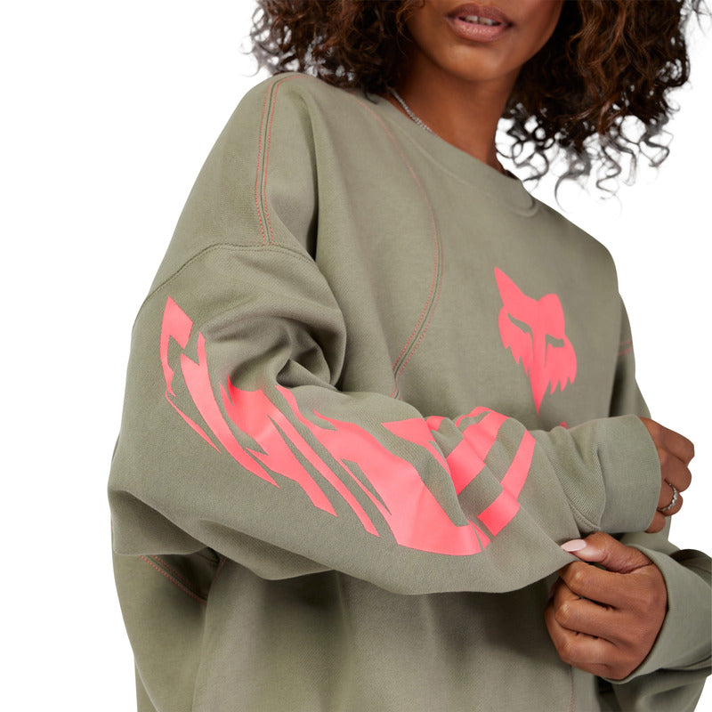 Bluza Damska FOX Crew Elevated Oversized Adobe 11 327548_ZAL767626.jpg