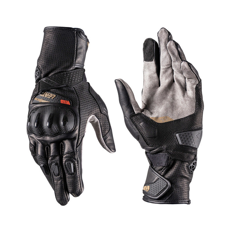 RĘKAWICE MOTOCYKLOWE LEATT ADV X-FLOW 8.5 STEALTH BLACK GREY XL 1