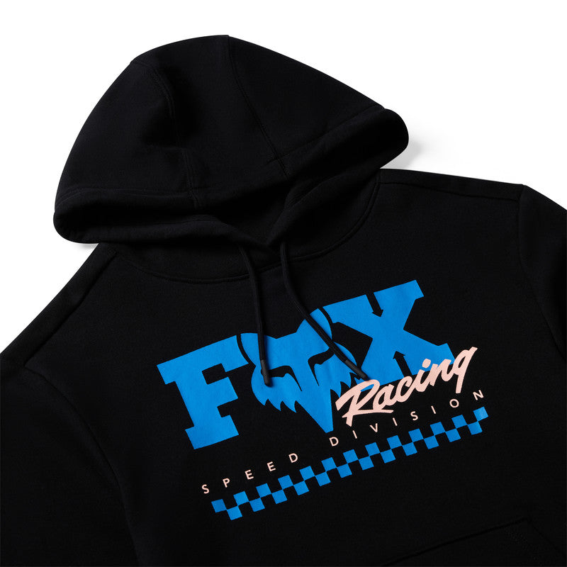 Bluza z kapturem Damska FOX Checker Fleece Po Black 5 351518_ZAL860689.jpg