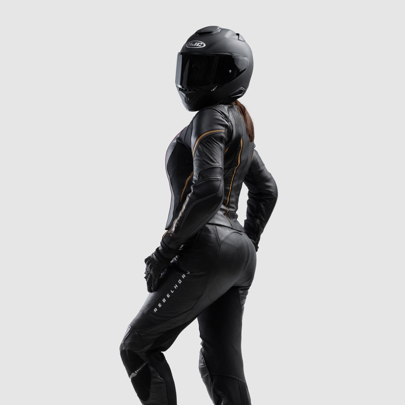 Kurtka motocyklowa skórzana damska Rebelhorn Diva St Black Gold 28 349528_ZAL897036.jpg