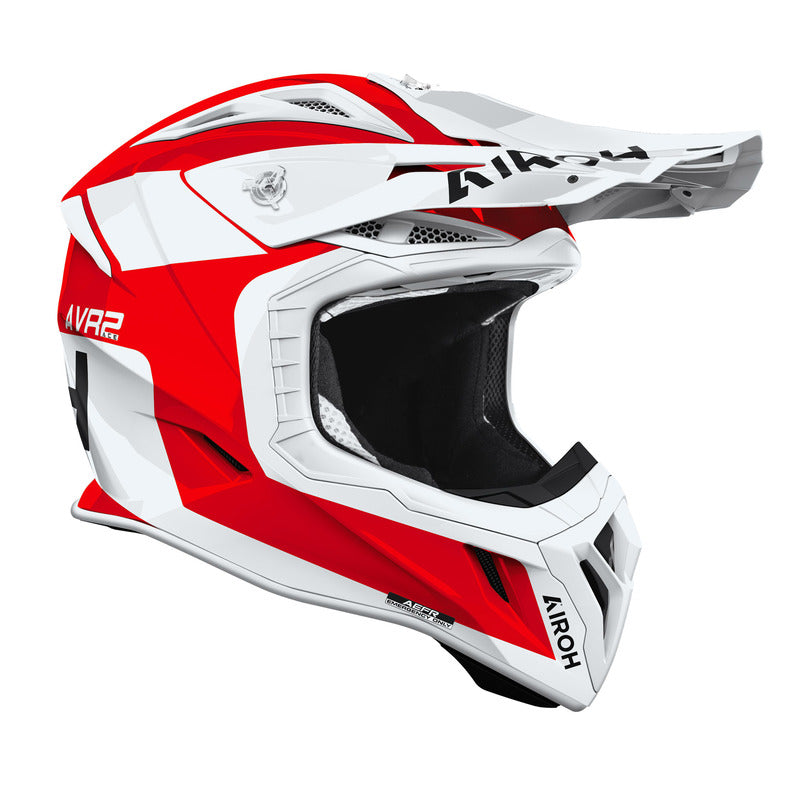 KASK MOTOCYKLOWY AIROH AVIATOR ACE 2 IRON RED GLOSS S 3