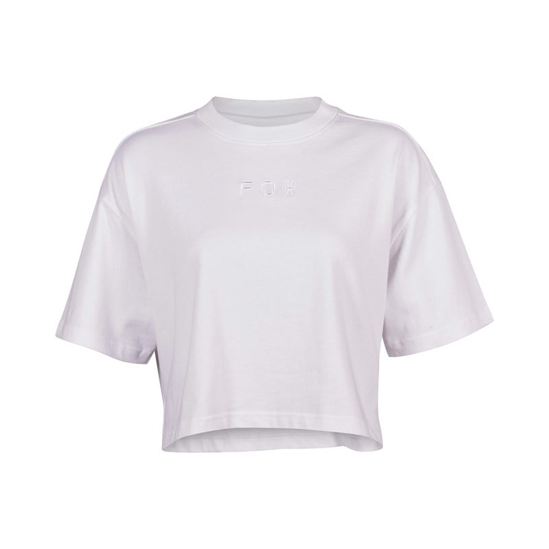 T-Shirt Damski FOX Wordmark Os Crop White 1 289573_ZAL767303.jpg