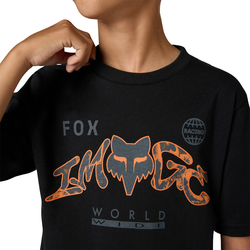 T-Shirt Junior FOX Image Print Ultra Black 9 350133_ZAL869089.jpg
