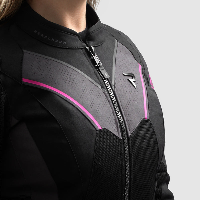 Kurtka motocyklowa tekstylna damska Rebelhorn Hiflow 5 Black Grey Fluo Pink 18 335968_ZAL810573.jpg