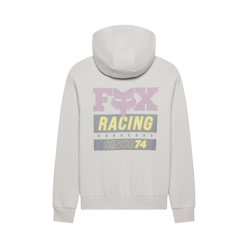 Bluza z kapturem Damska FOX Since 74 Fleece Po Light Grey 5 360171_ZAL918319.jpg