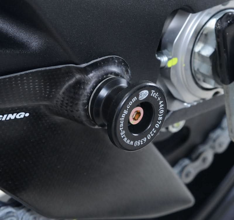 ROLKI WAHACZA RG RACING DUCATI 899/959 PANIGALE, APRIL RS660 21-, YAM YZF-R125 19- 21 BLACK 1