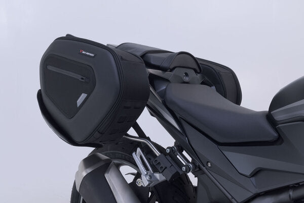 ZESTAW SAKW BOCZNYCH PRO BLAZE H I STELAŻY SW-MOTECH HONDA CBR300R, CBR500R/ CB500F (16-) BLACK 5