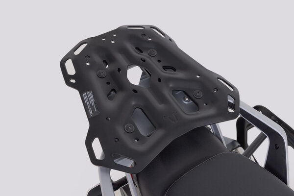 STELAŻ POD BAGAŻ CENTRALNY ADVENTURE-RACK SW-MOTECH MOTO GUZZI V85 TT (24-) BLACK 5