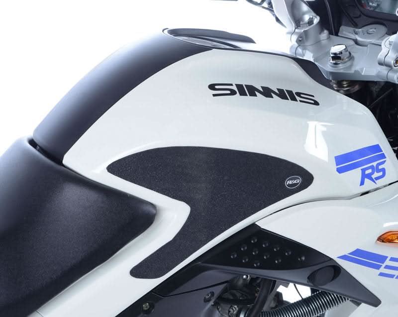 NAKLEJKA NA BAK TANKPAD ANTYPOŚLIZGOWY 2 CZĘŚCI RG RACING SINNIS ELITE RS 125 BLACK 1