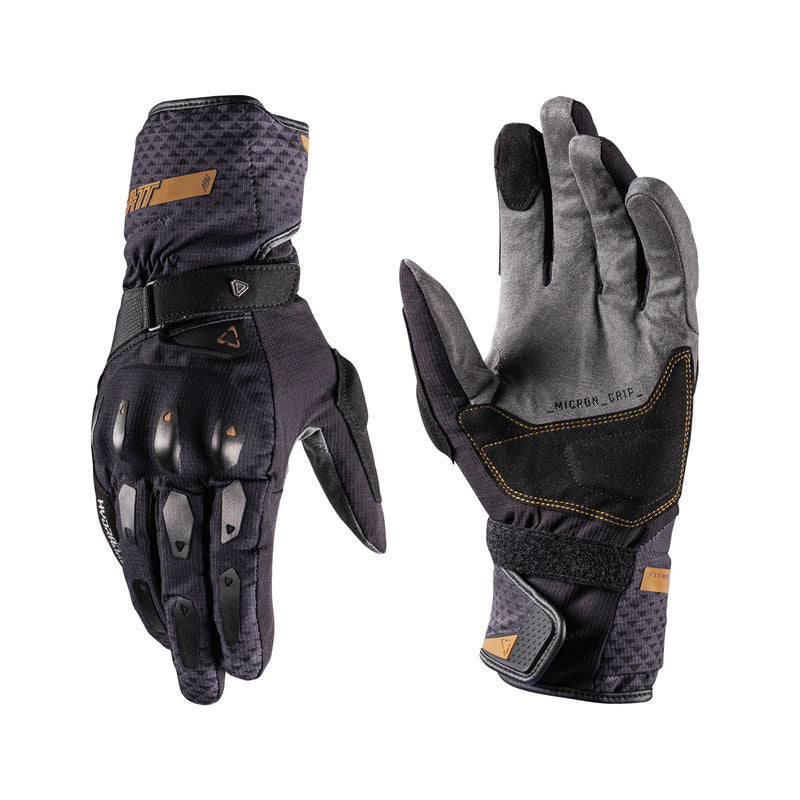RĘKAWICE MOTOCYKLOWE LEATT ADV SUBZERO 5.5 STEALTH BLACK GREY XS 1