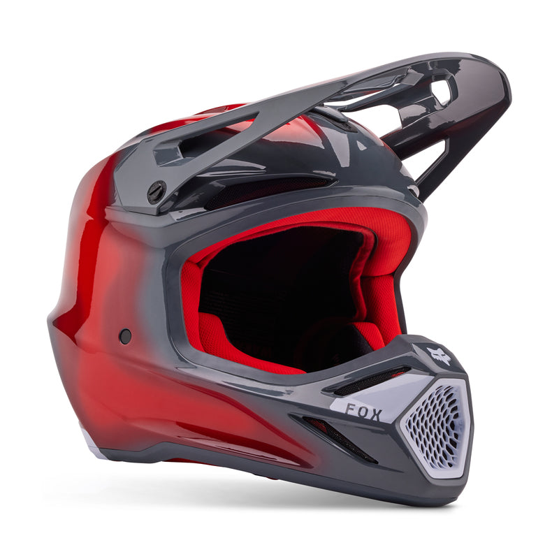 Kask Fox V3 Volatile Helmet Grey/Red 3 294086_ZAL698763.jpg