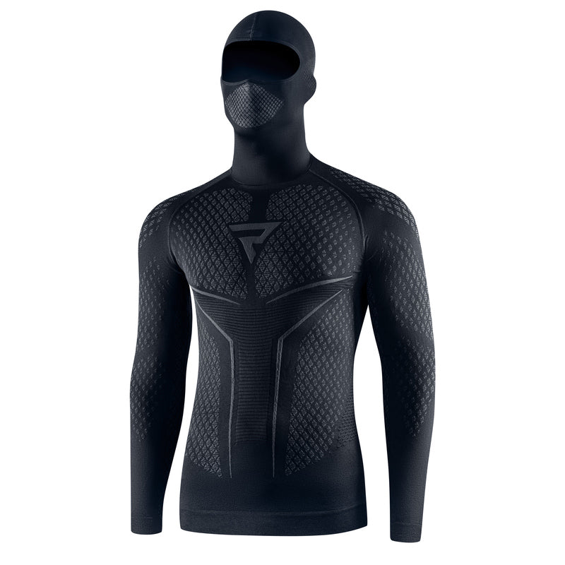 Koszulka termoaktywna z kominiarką Rebelhorn Therm 2 Black Grey 1 225780_ZAL432416.jpg