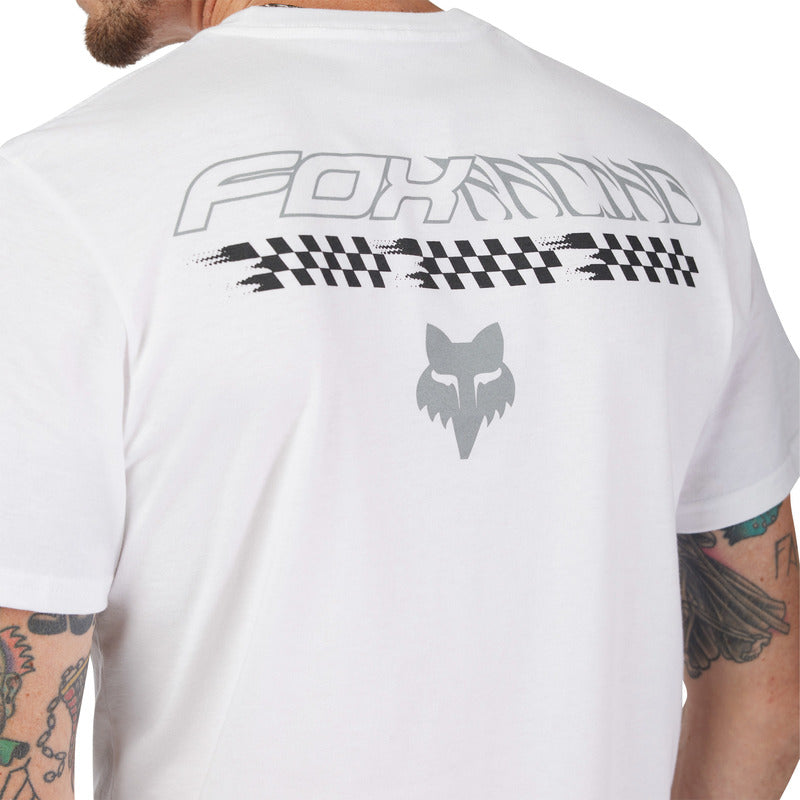 T-SHIRT FOX CHECKERED SS PREM TEE OPTIC WHITE 6 327778_ZAL775628.jpg