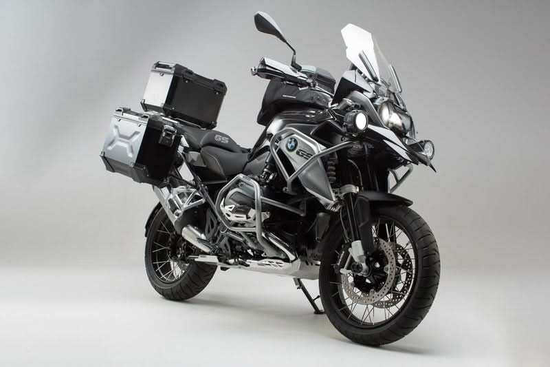 ZESTAW ZABEZPIECZAJĄCY MOTOCYKL ADVENTURE SW-MOTECH BMW R1200GS LC (12-16) SILVER 1