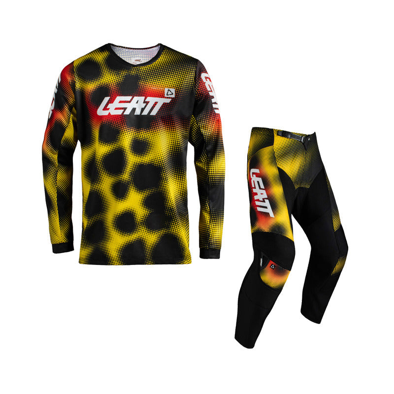 Strój offroadowy bluza i spodnie Junior Leatt Kit 3.5 Leopard Yellow 1 358627_ZAL920987.jpg