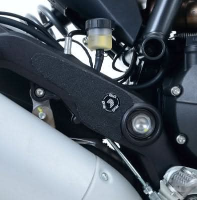 OSŁONA WAHACZA RG RACING DUCATI SCRAMBLER (800)/CLASSIC/FLAT TRACK PRO, MONSTER 797, 2 CZĘŚCI BLACK 1