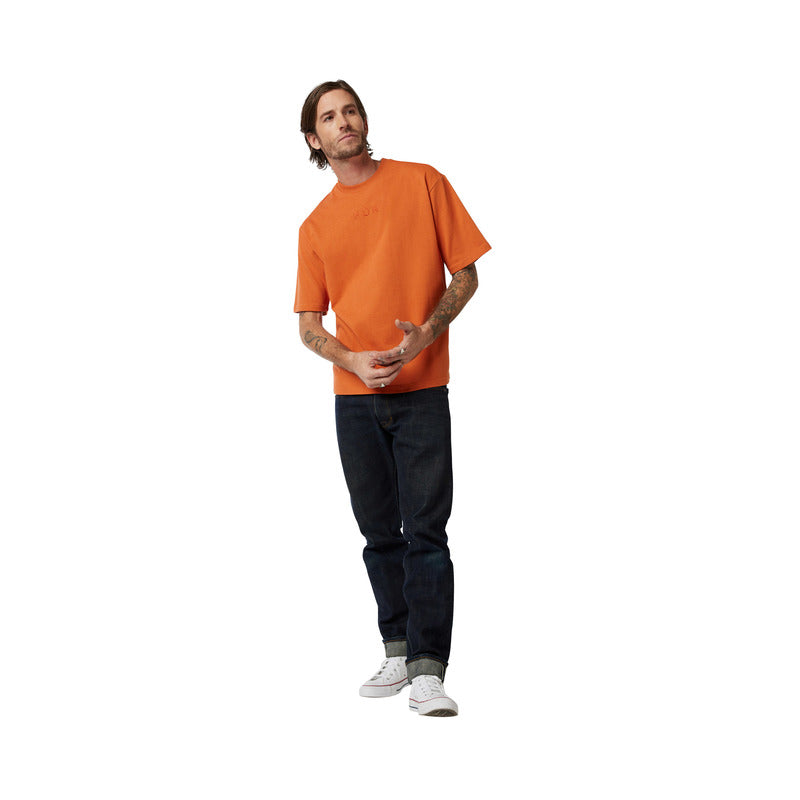 T-Shirt Fox Wordmark Oversized Chocolate 11 327698_ZAL767395.jpg