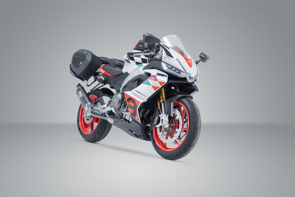 ZESTAW SAKW BOCZNYCH PRO BLAZE H I STELAŻY SW-MOTECH APRILIA RS 660 EXTREMA (23-) BLACK 3