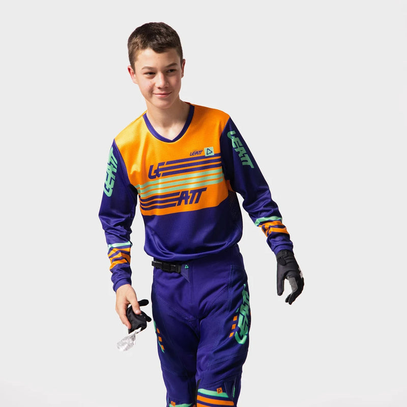 Strój offroadowy bluza i spodnie Junior Leatt Kit 3.5 Stripes Orange 3 358616_ZAL937676.jpg