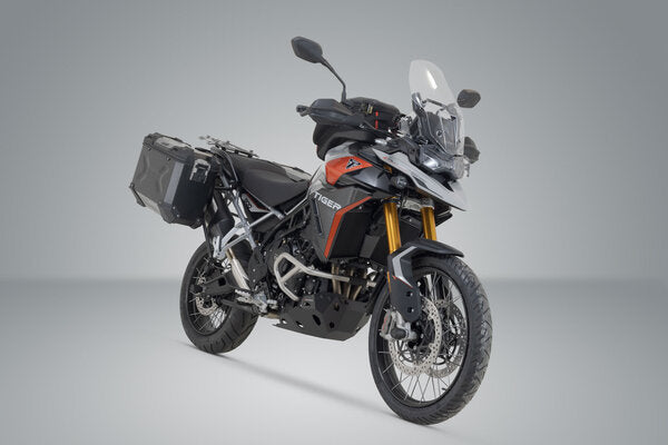 ZESTAW KUFRÓW BOCZNYCH TRAX ADV I STELAŻY SW-MOTECH TRIUMPH TIGER 900 GT/RALLY PRO BLACK 45/37L 3