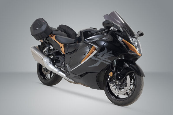 ZESTAW SAKW PRO BLAZE H I STELAŻY SW-MOTECH SUZUKI GSX 1300 R HAYABUSA (08-) BLACK 3