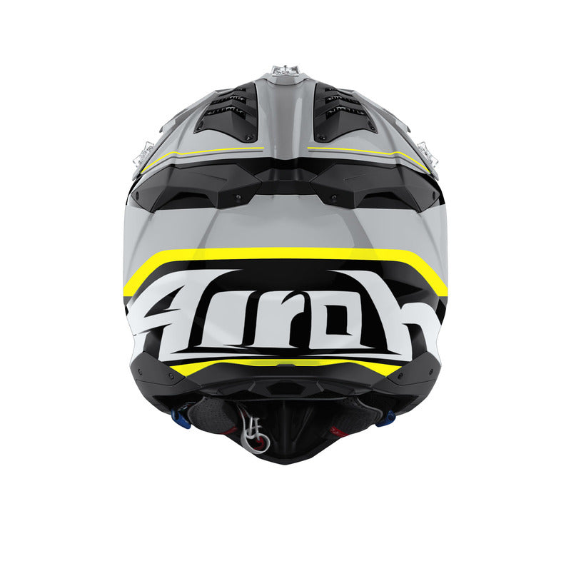 KASK MOTOCYKLOWY AIROH AVIATOR 3 LEADER YELLOW GLOSS XL 5