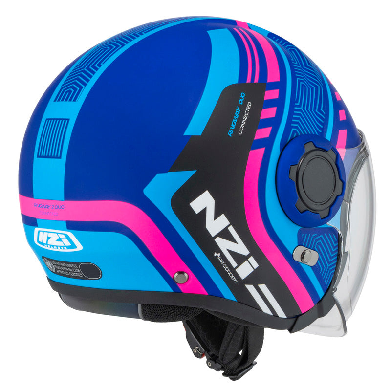 Kask Motocyklowy NZI Ringway 2 Duo Connected Blue Pink Blue Matt 18 362181_ZAL859060.jpg