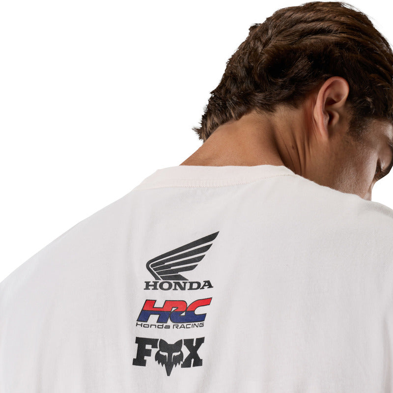 T-Shirt FOX Honda Midweight Off White 17 360620_ZAL917438.jpg