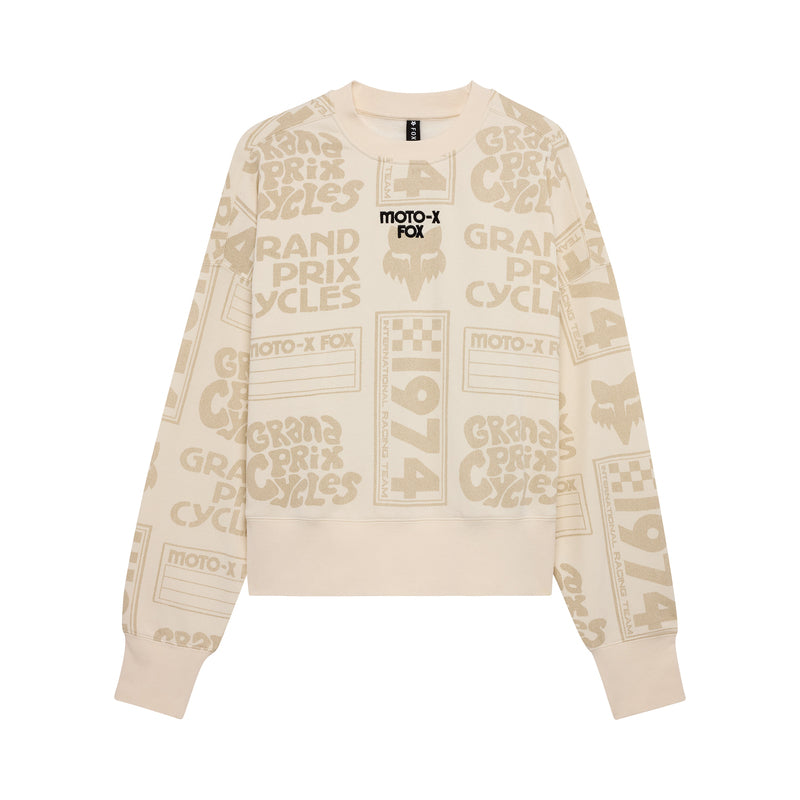 Bluza Damska FOX Circa 74 Oversized Fleece Crew Off White 1 338528_ZAL816614.jpg
