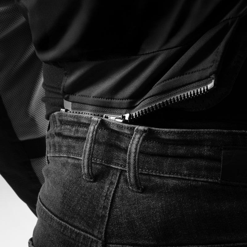 JEANSY MOTOCYKLOWE REBELHORN CLASSIC WASHED BLACK MONOLAYER 34/30 17