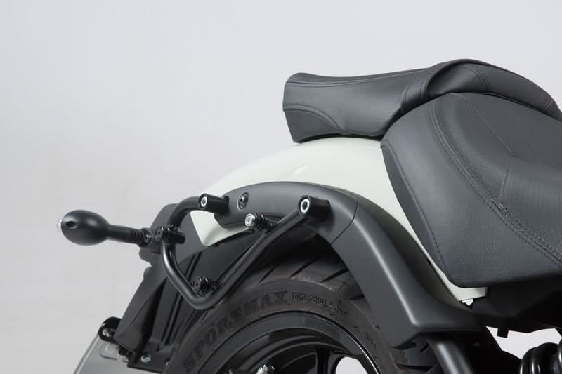 ZESTAW SAKW I STELAŻY LEGEND GEAR SW-MOTECH KAWASAKI VULCAN S (16-) BROWN 3