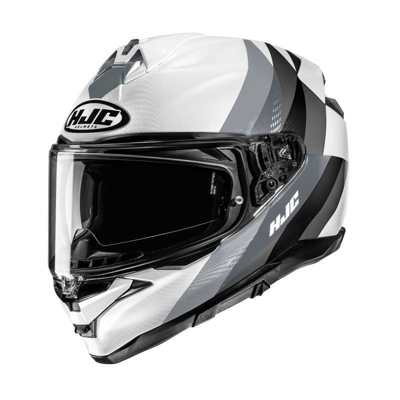 Kask Motocyklowy HJC F72 Racero White Grey 1 377658_ZAL935169.jpg