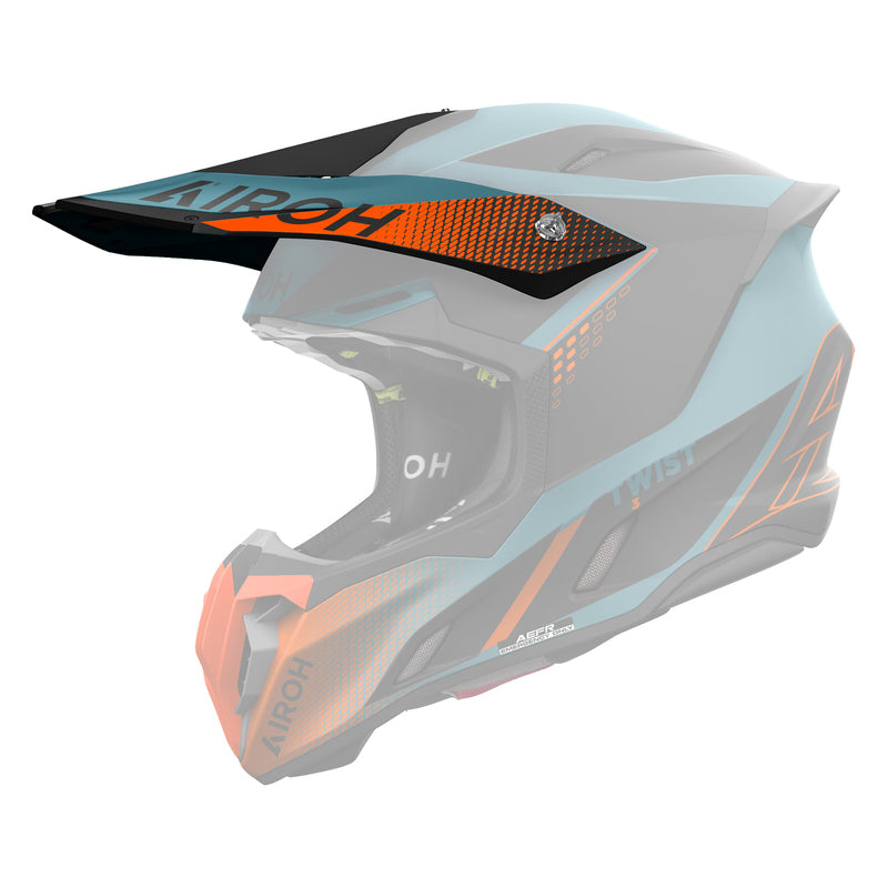 DASZEK DO KASKU AIROH TWIST 3 SHARD ORANGE MATT 1