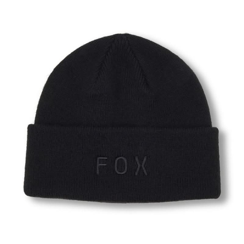 Czapka Zimowa Fox Wordmark Beanie Black 1 311685_ZAL719660.jpg