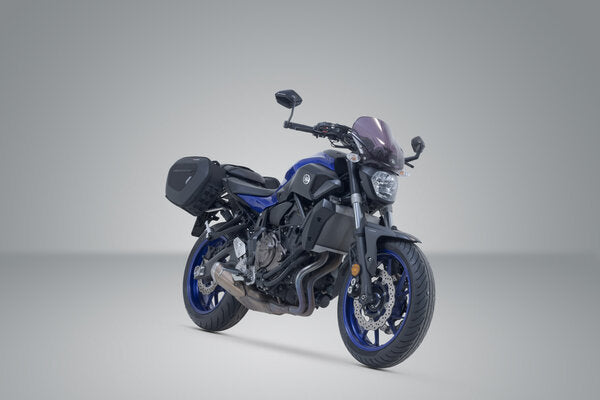ZESTAW SAKW BOCZNYCH PRO BLAZE I STELAŻY SW-MOTECH YAMAHA MT-07/MOTO CAGE/TRACER BLACK 3