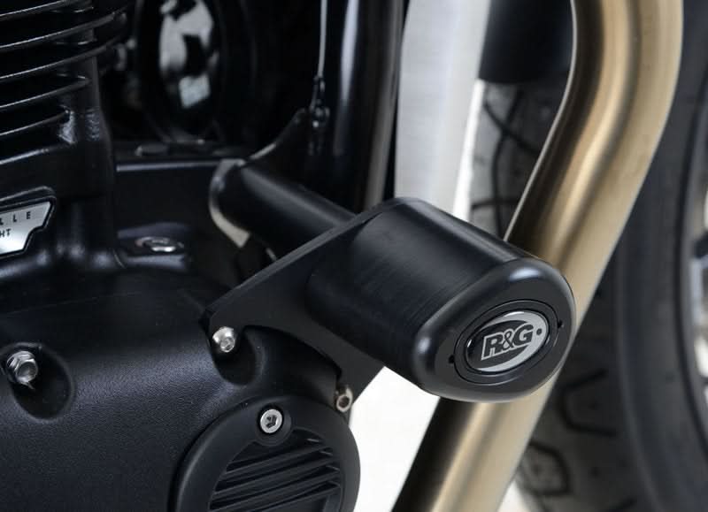 CRASHPADY AERO RG RACING TRIUMPH THRUXTON 1200/1200R UP TO 2018/STREET TWIN UP TO 2018 BLACK 1