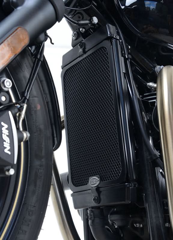 OSŁONA CHŁODNICY RG RACING TRIUMPH THRUXTON 1200/1200R/SPEED TWIN 19-/STREET TWIN BLACK 1