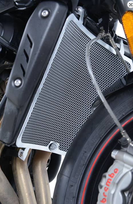 OSŁONA CHŁODNICY RG RACING TRIUMPH STREET TRIPLE 765 RS/R/S 17- RED 1