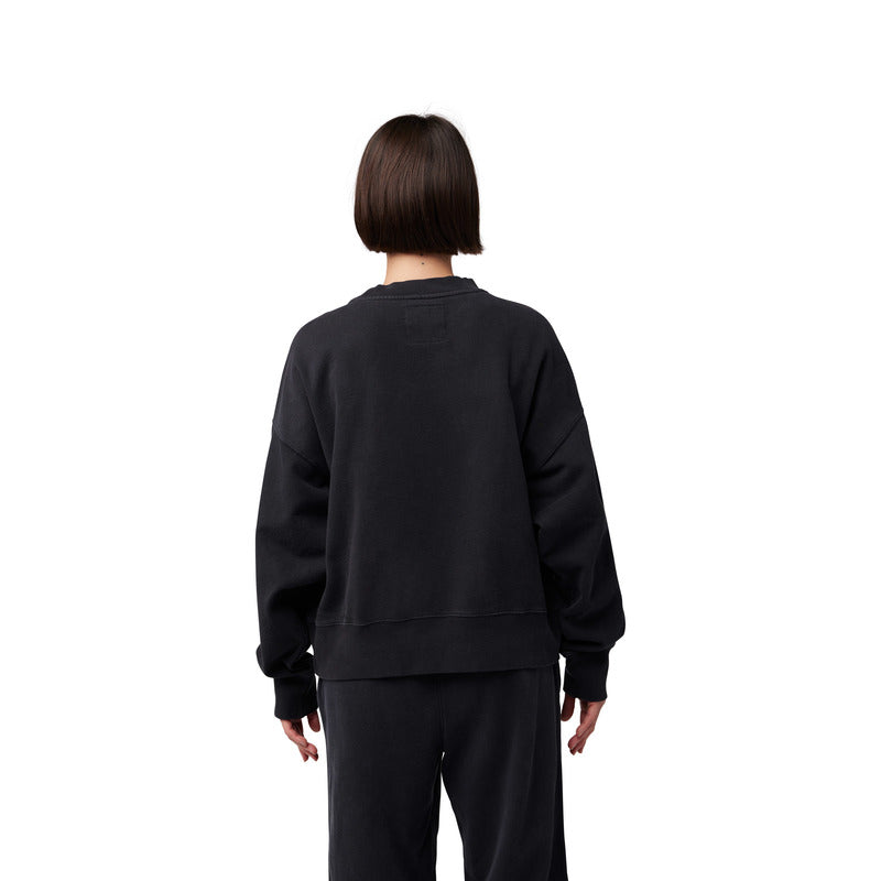 Bluza Damska FOX Wordmark Oversized Fleece Crew Black 7 311652_ZAL767411.jpg