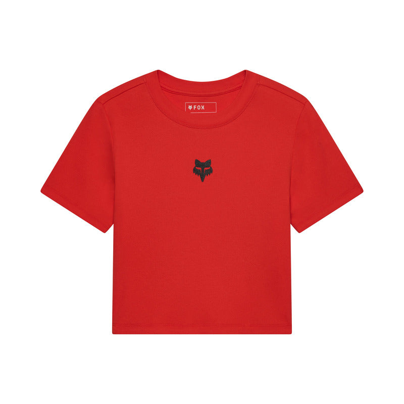 T-Shirt Damski FOX Head Rib Baby Tee Red 1 360711_ZAL918240.jpg