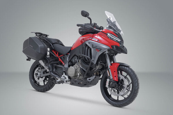 ZESTAW KUFRÓW BOCZNYCH AERO ABS I STELAŻY SW-MOTECH 2X25 L. DUCATI MULTISTRADA V4 (20-) 3