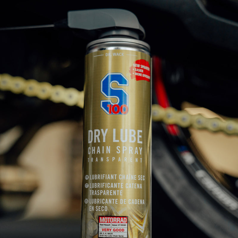 SMAR DO ŁAŃCUCHA W SPRAYU S100 DRY LUBE CHAIN SPRAY 400ML 9