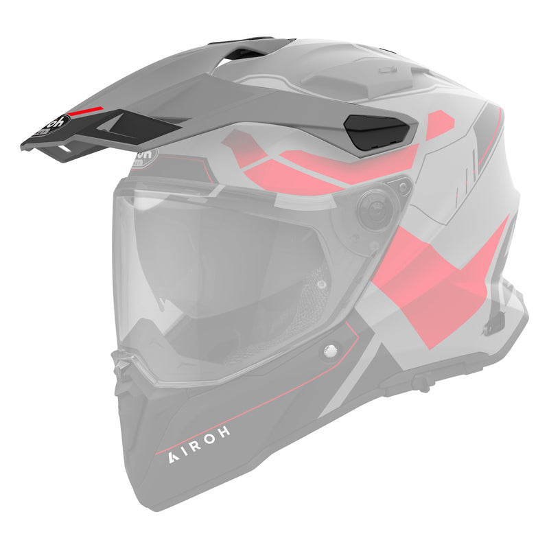 DASZEK DO KASKU AIROH COMMANDER 2 REVEAL RED FLUO MATT (OLD LOGO) 1