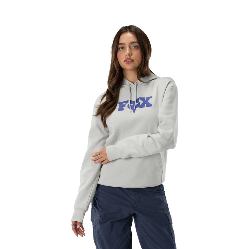Bluza z kapturem Damska FOX F Head X Fleece Po Light Grey 5 360146_ZAL918354.jpg