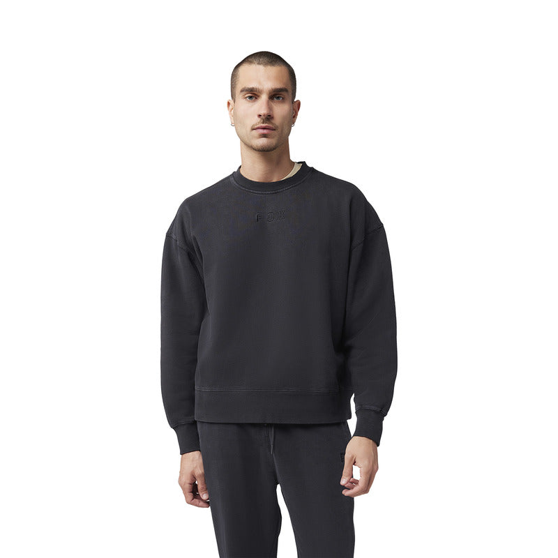 Bluza Fox Wordmark Oversized Fleece Crew Black 13 311567_ZAL721980.jpg