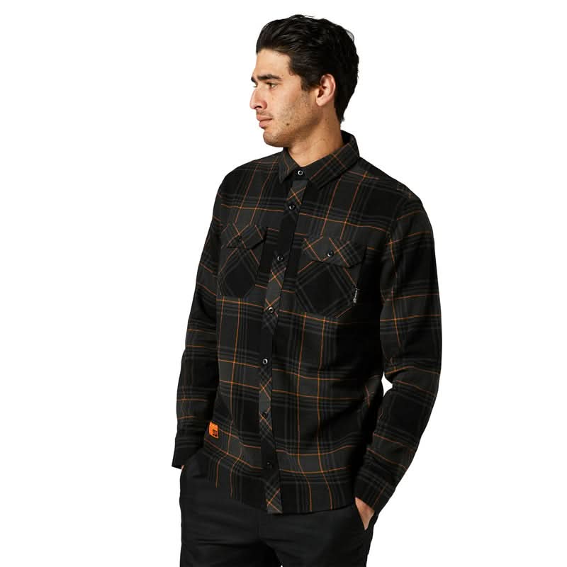 Koszula Fox Traildust 2.0 Flannel Black 3 223608_ZAL431382.jpg
