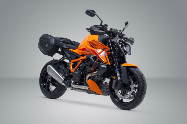 ZESTAW SAKW BOCZNYCH PRO BLAZE H I STELAŻY SW-MOTECH KTM 1290/1390 SUPER DUKE R/EVO BLACK 3