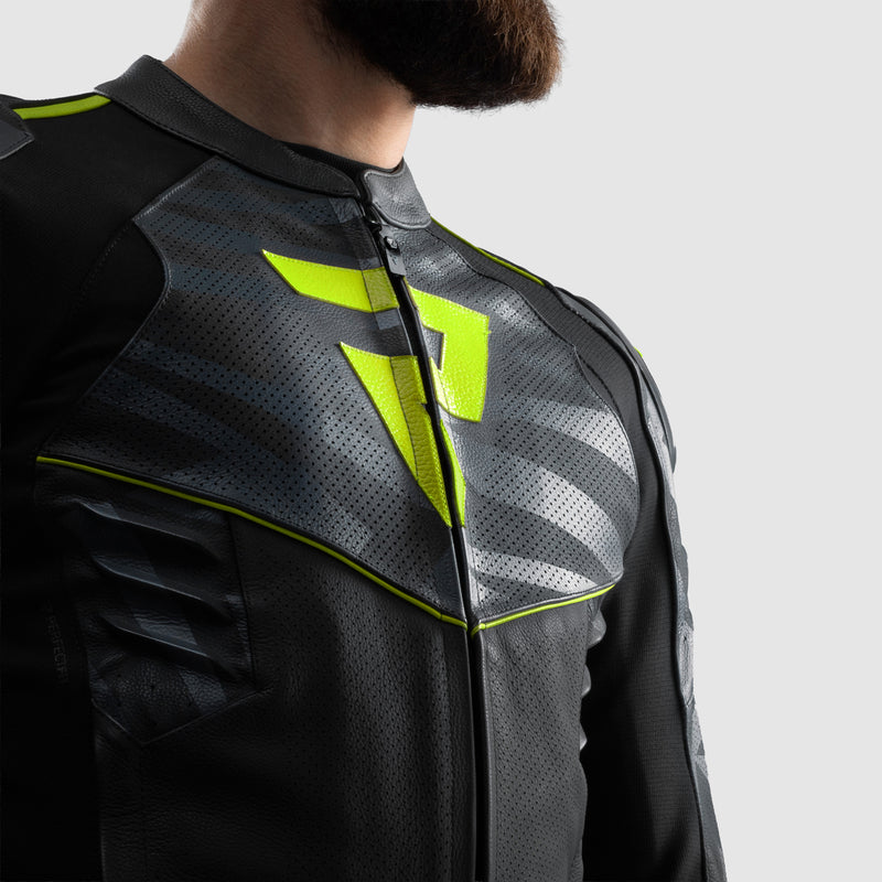 Kurtka motocyklowa skórzana Rebelhorn Vandal 2 Black Grey Fluo Yellow 18 347989_ZAL852761.jpg